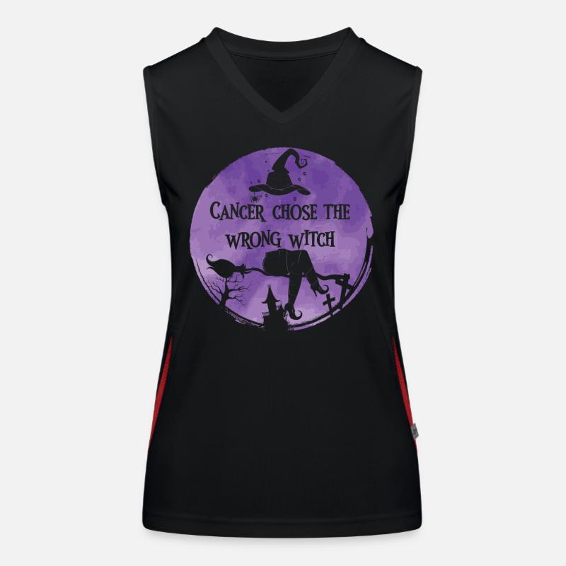 Cancer Witch Purple Leiomyosarcoma Women's Functional Contrast Tank Top