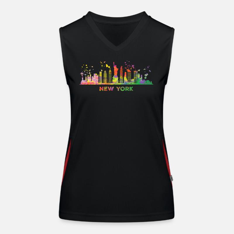 NewYorker Skyline New York Women's Functional Contrast Tank Top