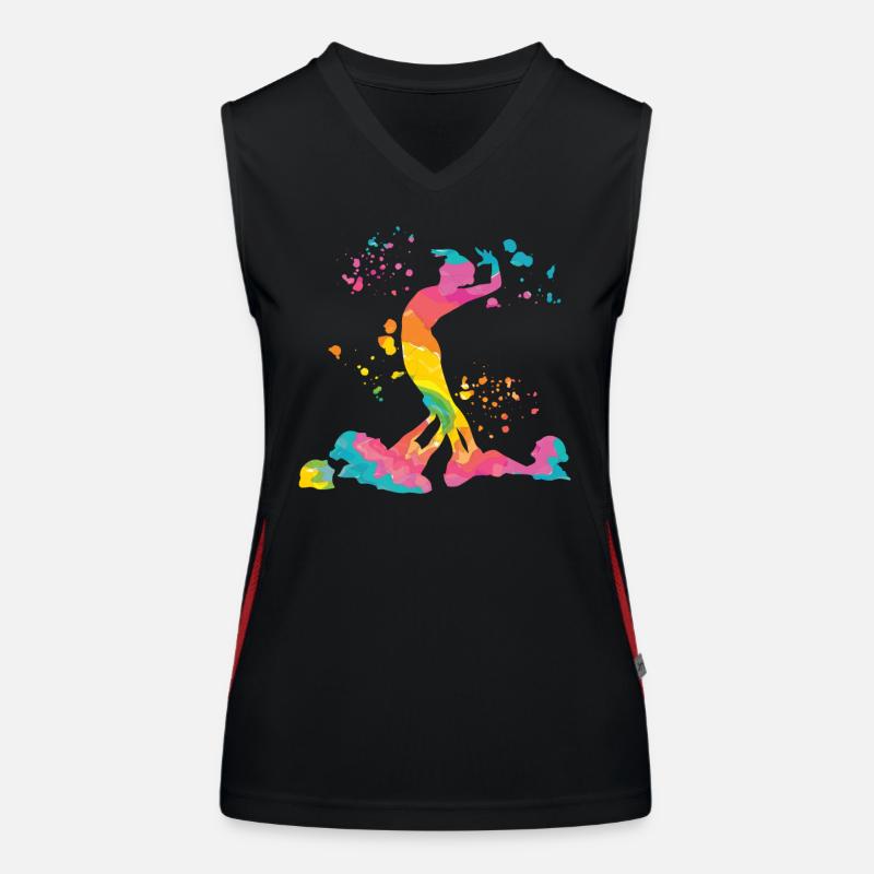 Artistic Swim Team Synchronschwimmen Funktionelles Kontrast-Tank Top für Frauen