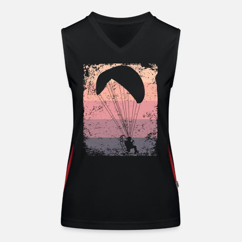 Parapente motorisé Paramoteur paramoteur Débardeur respirant contrasté Femme