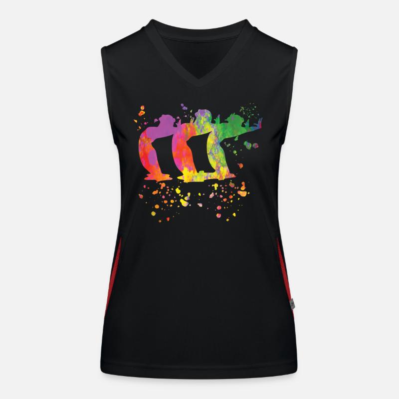 Artistic Swim Team Synchronschwimmen Funktionelles Kontrast-Tank Top für Frauen