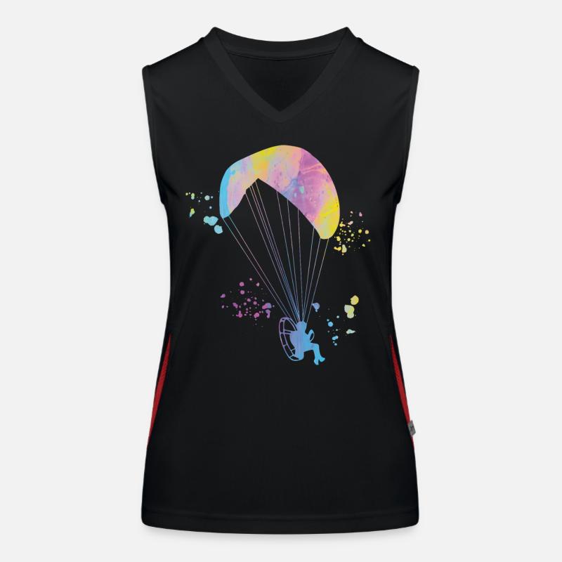 Parapente motorisé Paramoteur Paramoteur Débardeur respirant contrasté Femme