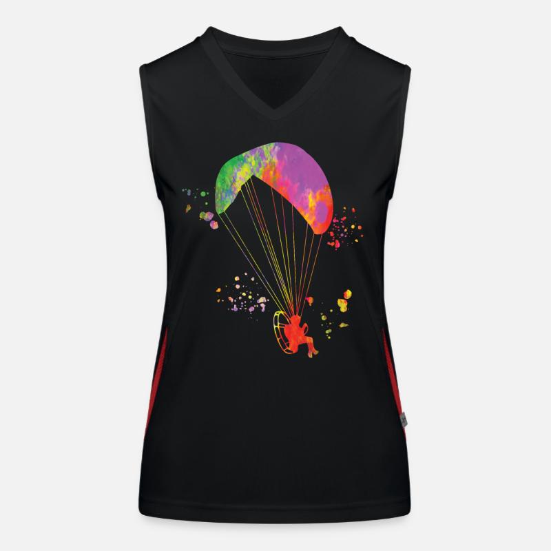 Parapente motorisé Paramoteur Paramoteur Débardeur respirant contrasté Femme