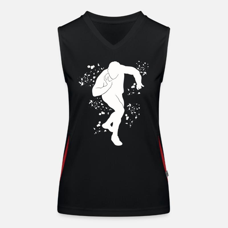 Shot Putter Colorsplash Shot Put Women's Functional Contrast Tank Top