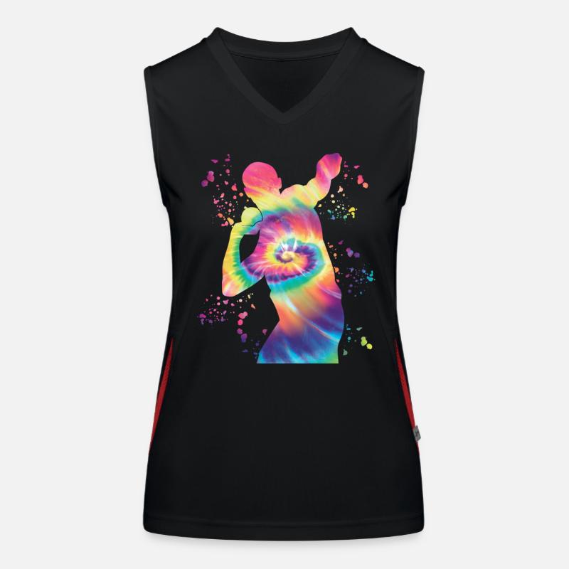 Lanceur de poids Colorsplash Lancer de poids Débardeur respirant contrasté Femme