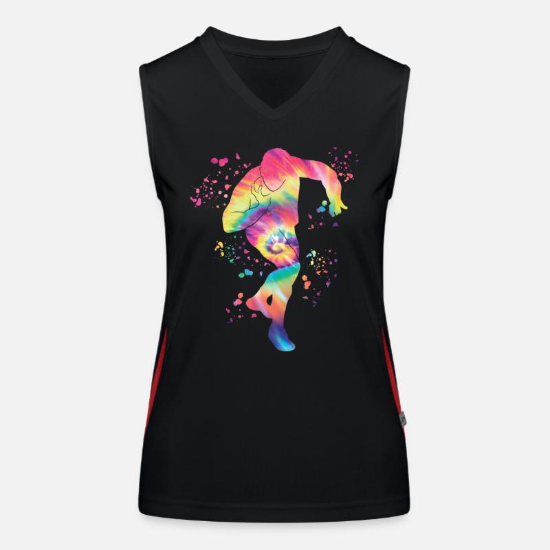 Shot Putter Colorsplash Shot Put Women's Functional Contrast Tank Top