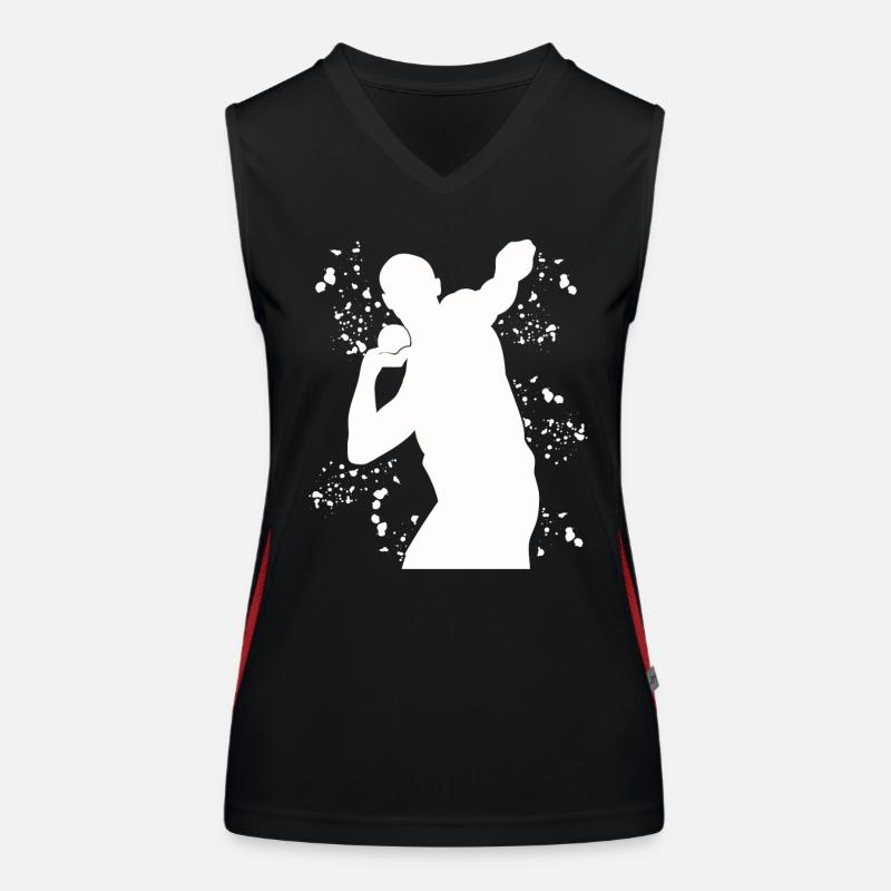 Lanceur de poids Colorsplash Lancer de poids Débardeur respirant contrasté Femme