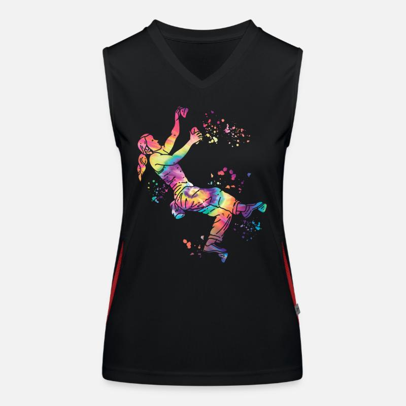 Bloc Colorsplash Bloc de bloc Débardeur respirant contrasté Femme