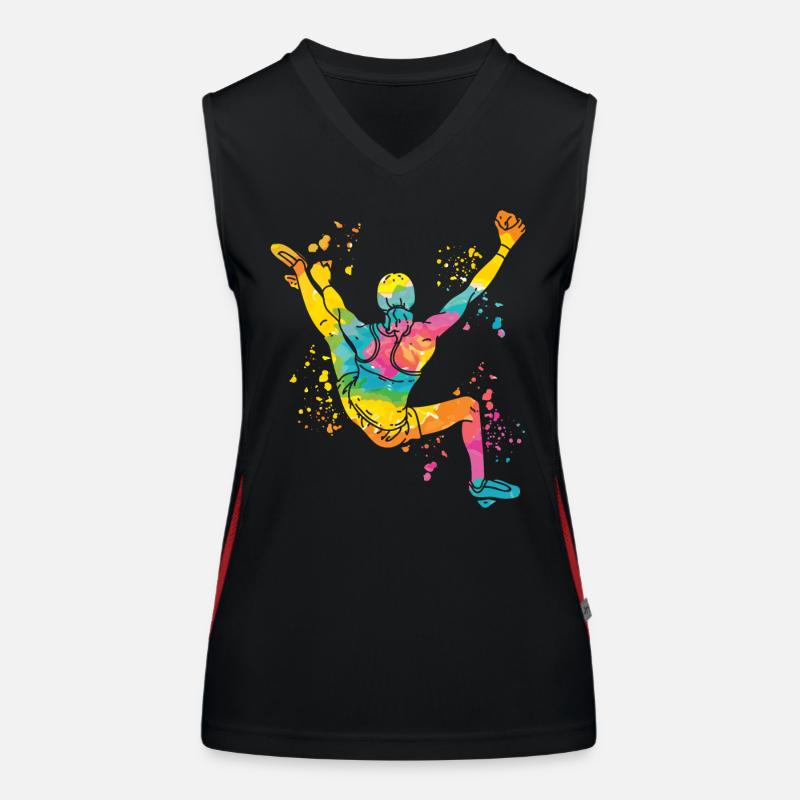 Bloc Colorsplash Bloc de bloc Débardeur respirant contrasté Femme