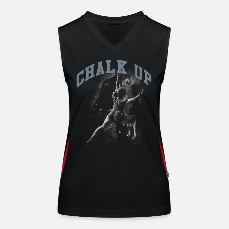 Chalk Up Boulderer Bouldering Women's Functional Contrast Tank Top