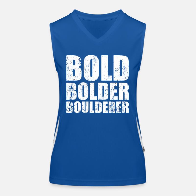 Bloc Bold Bolder Boulderer Débardeur respirant contrasté Femme