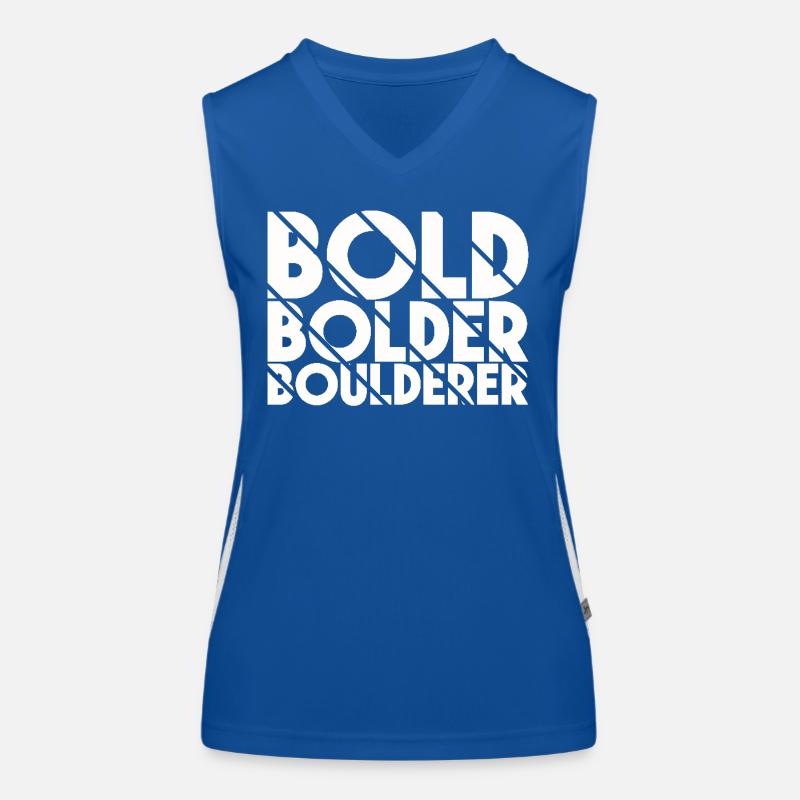 Bloc Bold Bolder Boulderer Débardeur respirant contrasté Femme