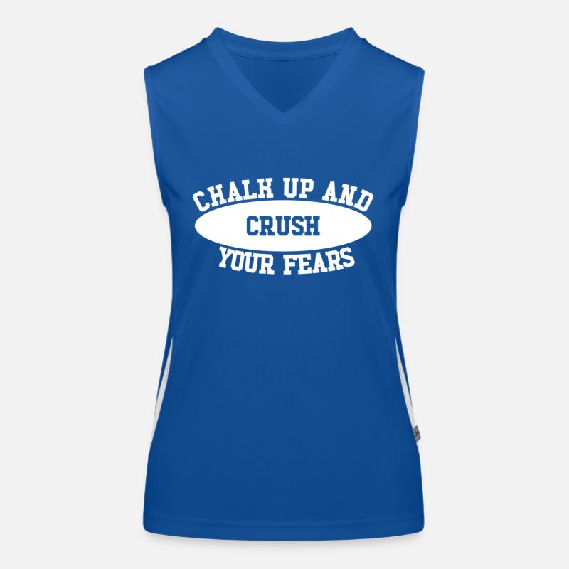 Bouldering Chalk Up Boulderer Women's Functional Contrast Tank Top