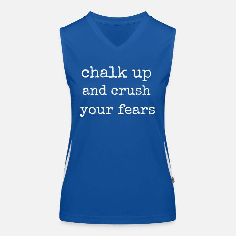 Bouldern Chalk Up Boulderer Funktionelles Kontrast-Tank Top für Frauen