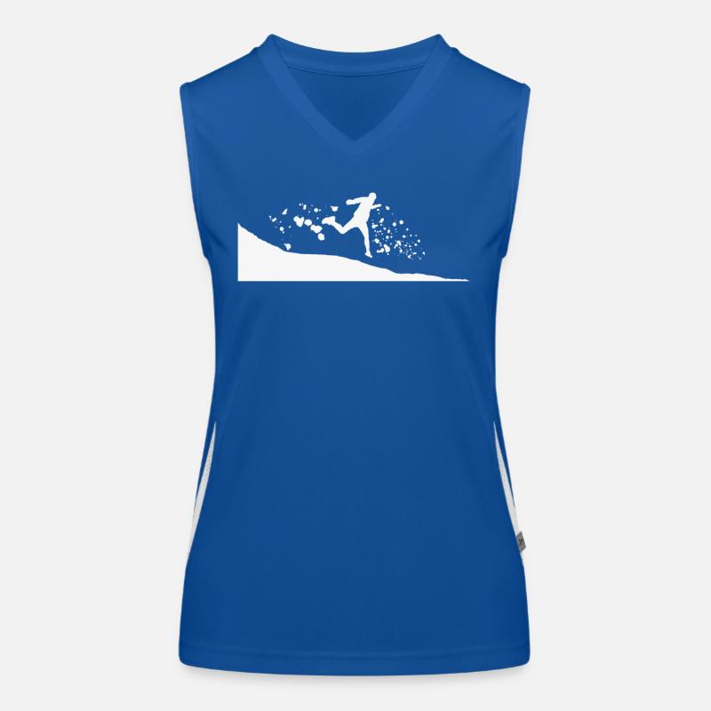 Trail Runner Cross Trail Mountain Runner Débardeur respirant contrasté Femme