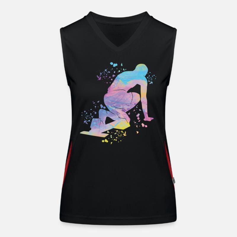 Sprinter Colorsplash Sprintender Sprint Débardeur respirant contrasté Femme