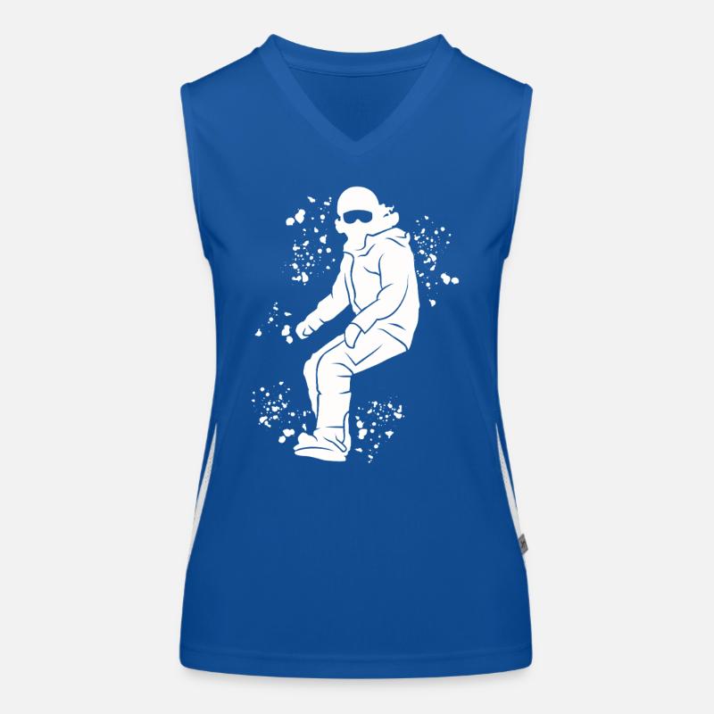 Snowboarder Snowboarding Snowboard Débardeur respirant contrasté Femme