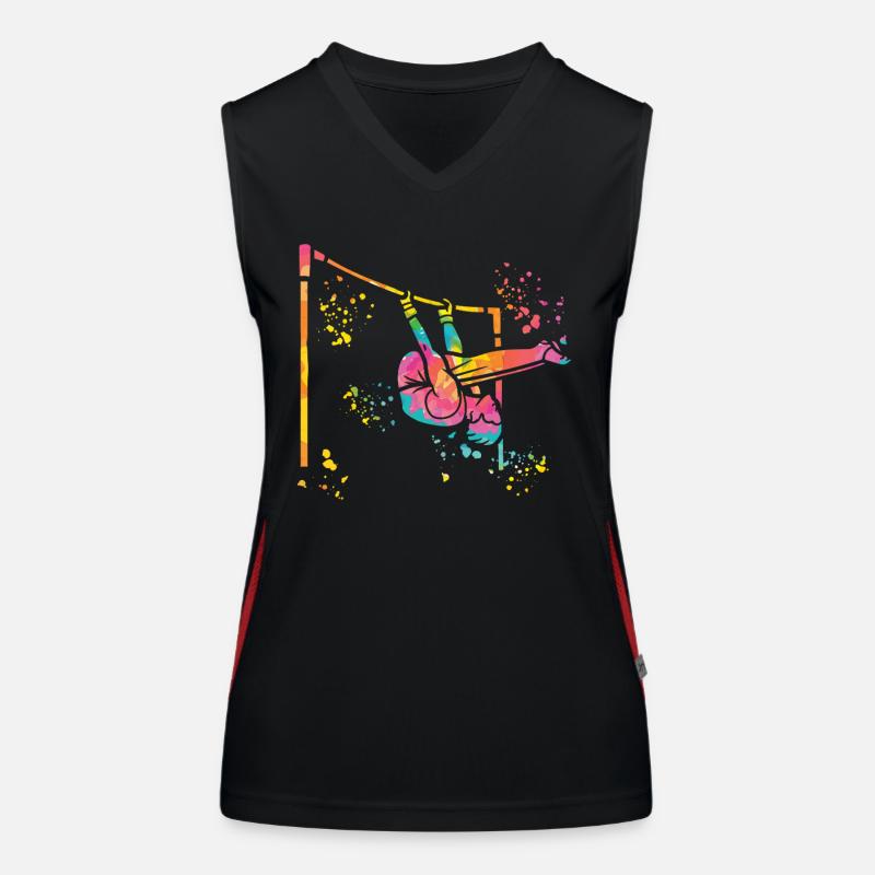 Turnerin Reck Kunstturnen Funktionelles Kontrast-Tank Top für Frauen
