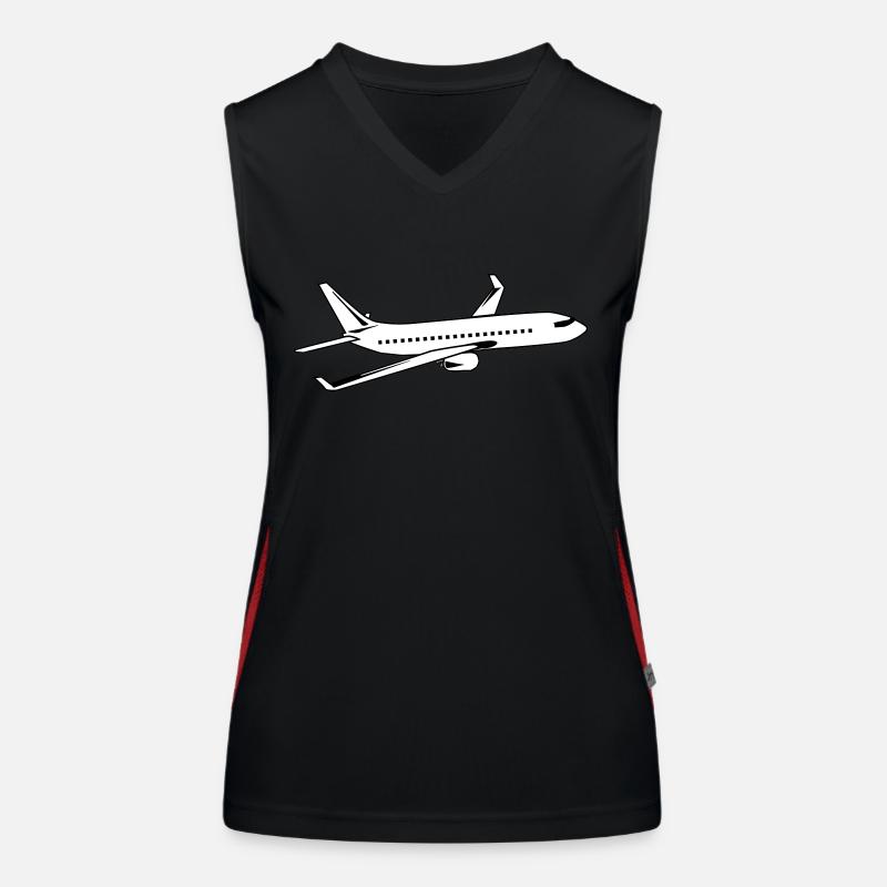 plane Women's Functional Contrast Tank Top