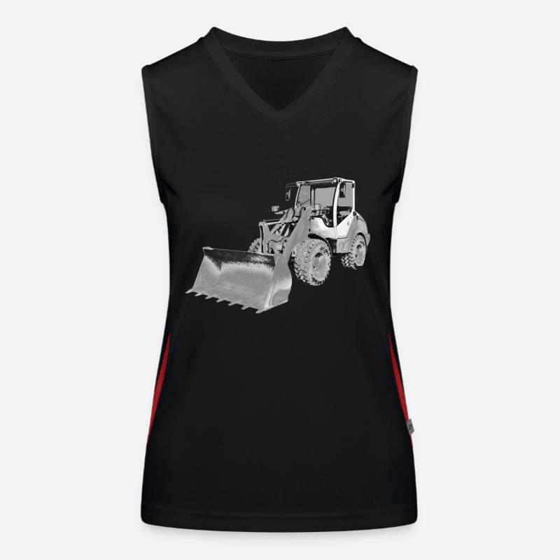 wheel loader Débardeur respirant contrasté Femme