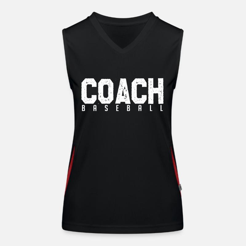 Baseball Coach. baseball coach. coach. Women's Functional Contrast Tank Top