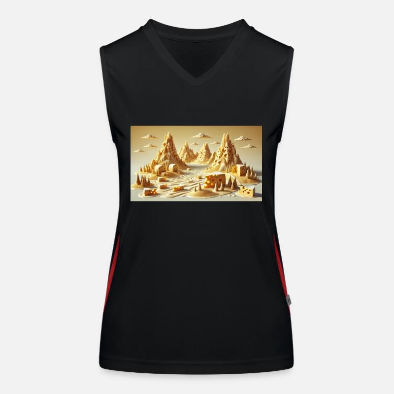 Fromage Débardeur respirant contrasté Femme