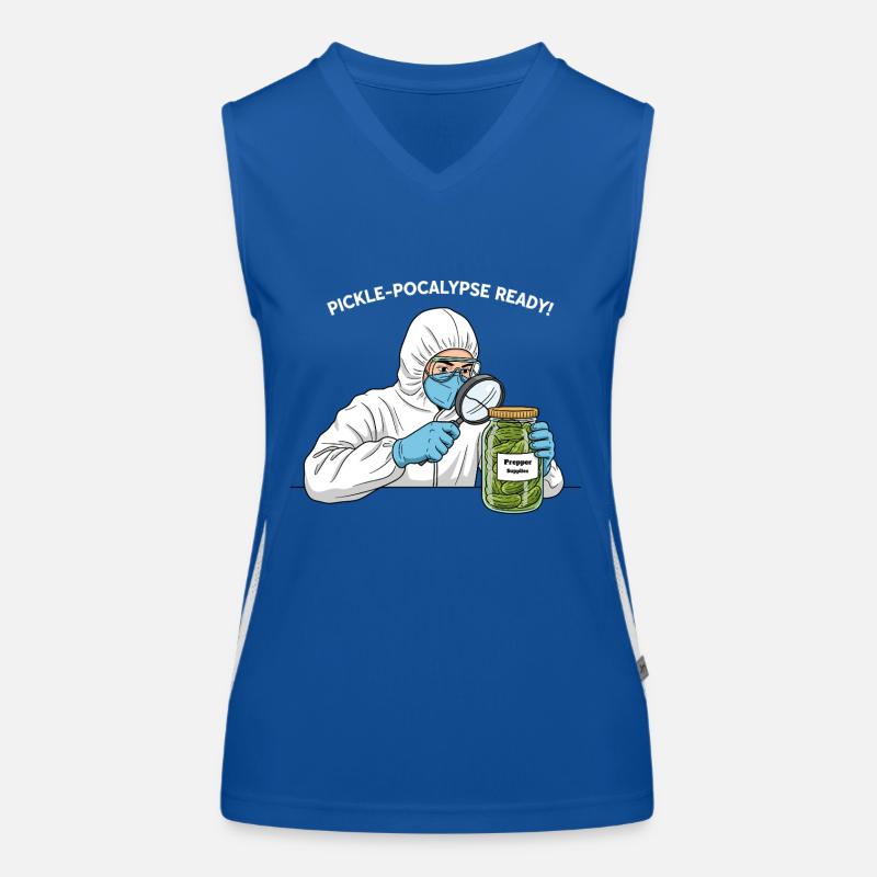 Pickle-pocalypse Ready ! Funktionelles Kontrast-Tank Top für Frauen