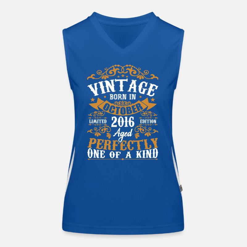 Oktober 2016 Geburtstagsgeschenk 2016 Oktober Funktionelles Kontrast-Tank Top für Frauen
