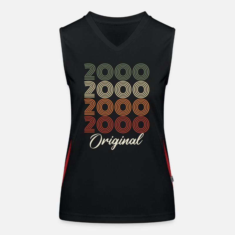 2000 Original Vintage Geburtstagsgeschenk 2000 Funktionelles Kontrast-Tank Top für Frauen