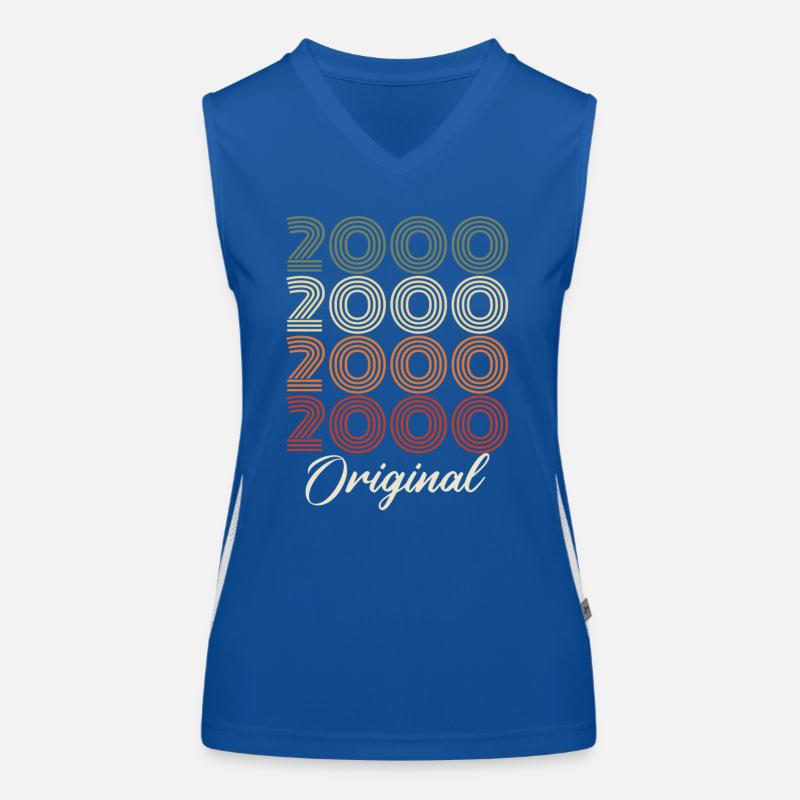 2000 Original Vintage Geburtstagsgeschenk 2000 Funktionelles Kontrast-Tank Top für Frauen