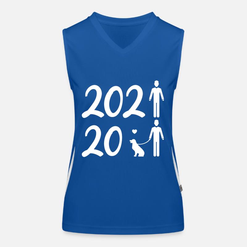 2020 2021 chien Débardeur respirant contrasté Femme