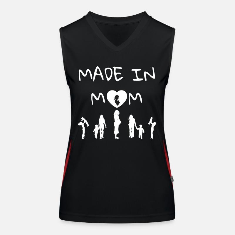 MADE IN MOM Women's Functional Contrast Tank Top