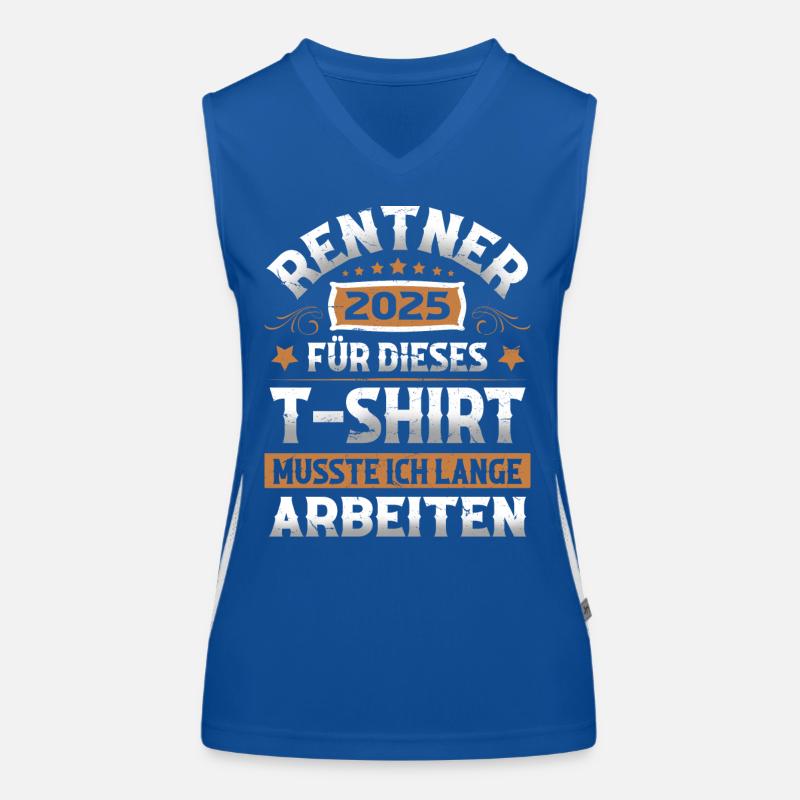 Rentner 2025 Funktionelles Kontrast-Tank Top für Frauen