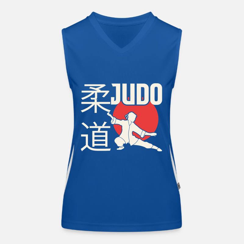 Judo. Judo-Geschenkidee. Kampfsport-Geschenk. Funktionelles Kontrast-Tank Top für Frauen
