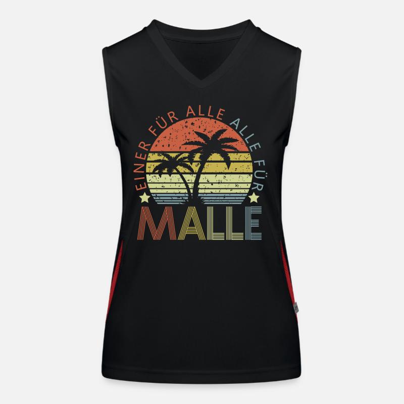 Mallorca Funktionelles Kontrast-Tank Top für Frauen