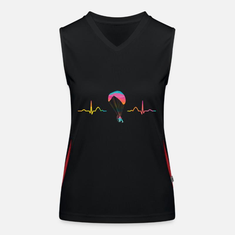 Parapente motorisé Paramoteur Paramoteur Débardeur respirant contrasté Femme