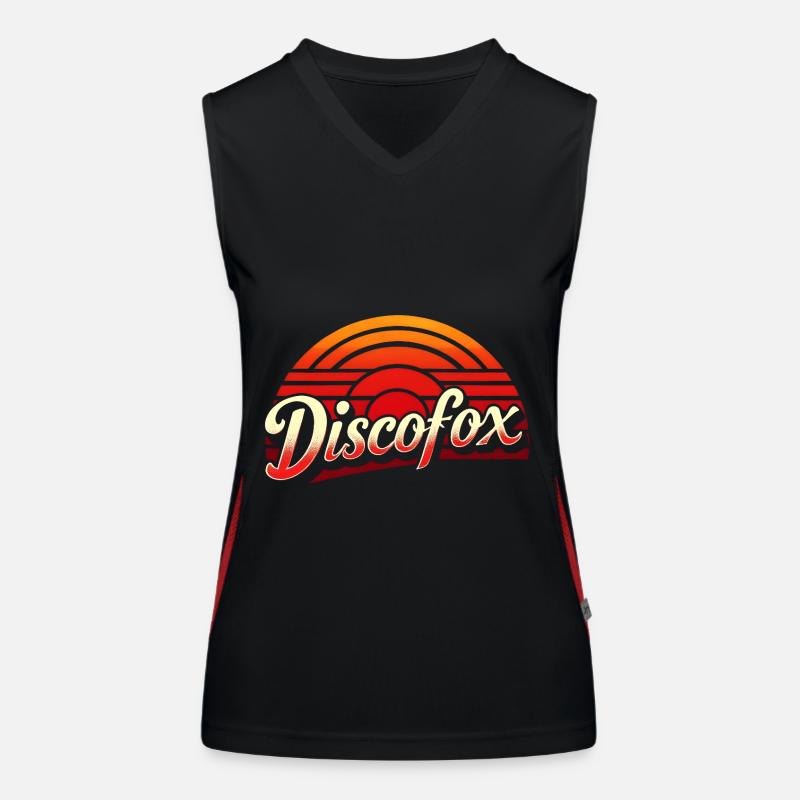 Discofox Débardeur respirant contrasté Femme