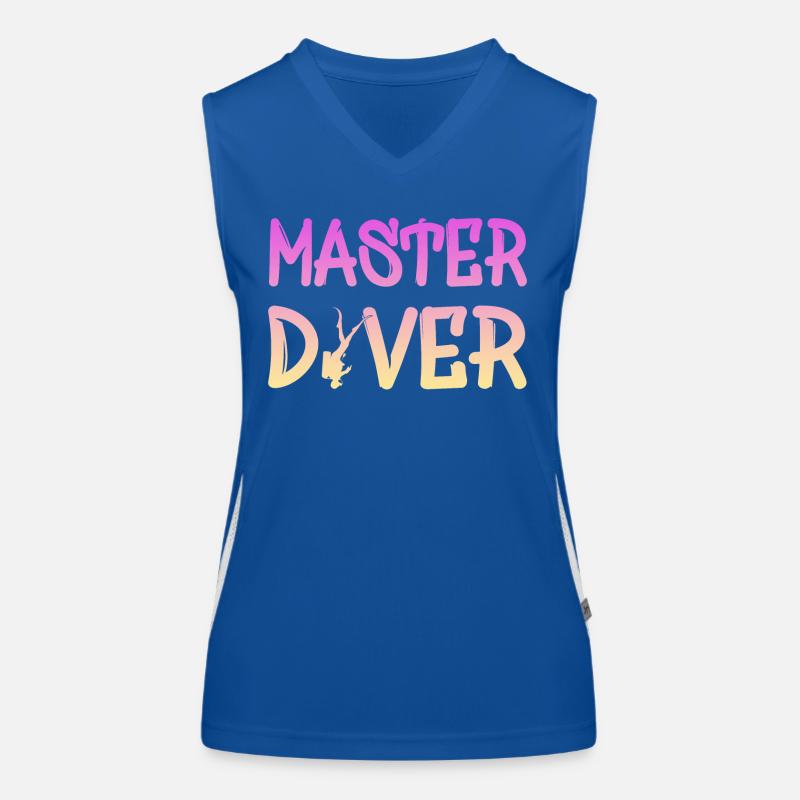 Master Diver Funktionelles Kontrast-Tank Top für Frauen