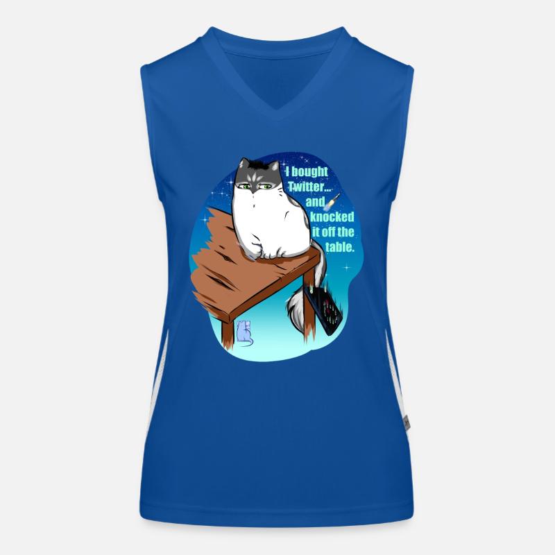 l bought Twitter... and knocked it off the table Funktionelles Kontrast-Tank Top für Frauen