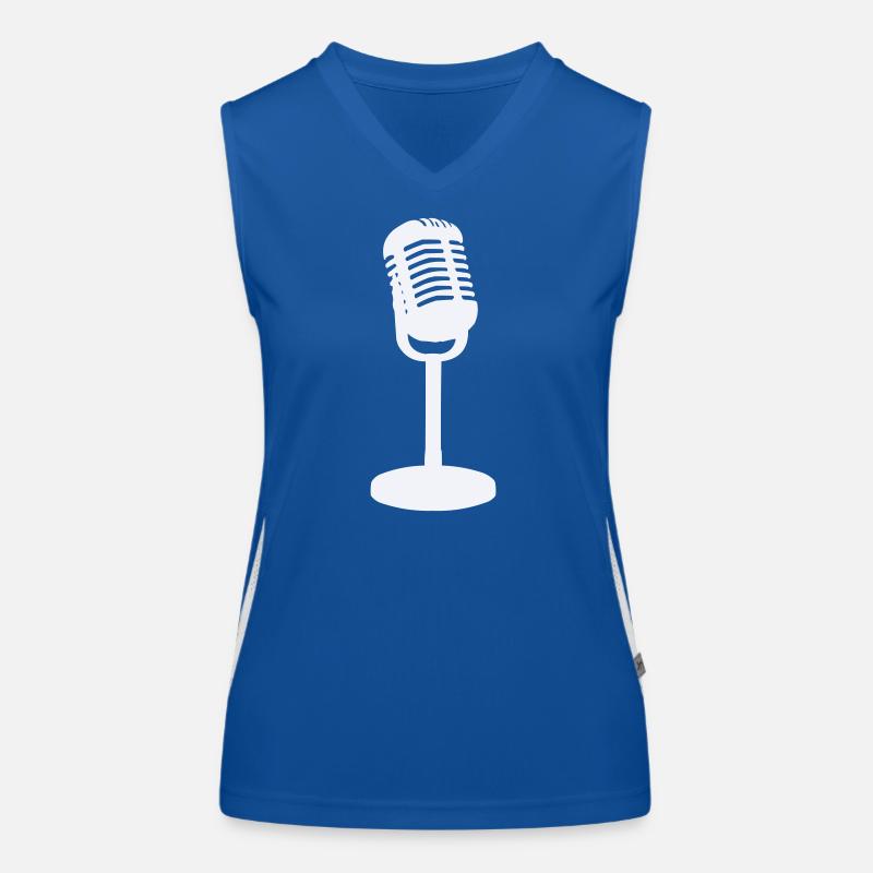 Microphone Débardeur respirant contrasté Femme