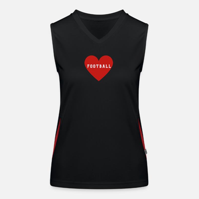 Fußball Funktionelles Kontrast-Tank Top für Frauen