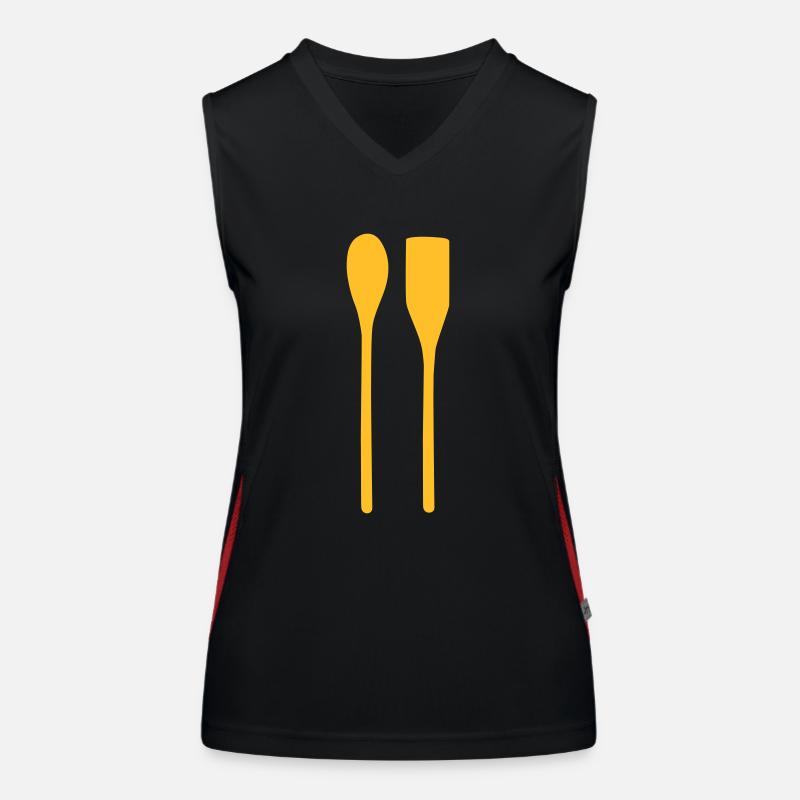kochen Funktionelles Kontrast-Tank Top für Frauen
