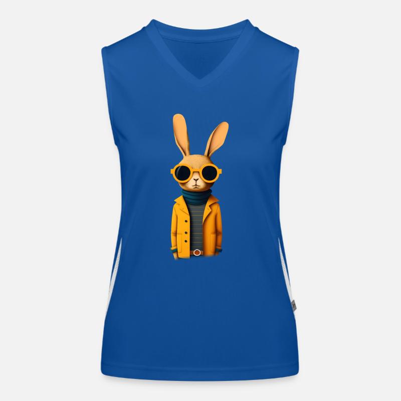 Lapin de mode Débardeur respirant contrasté Femme