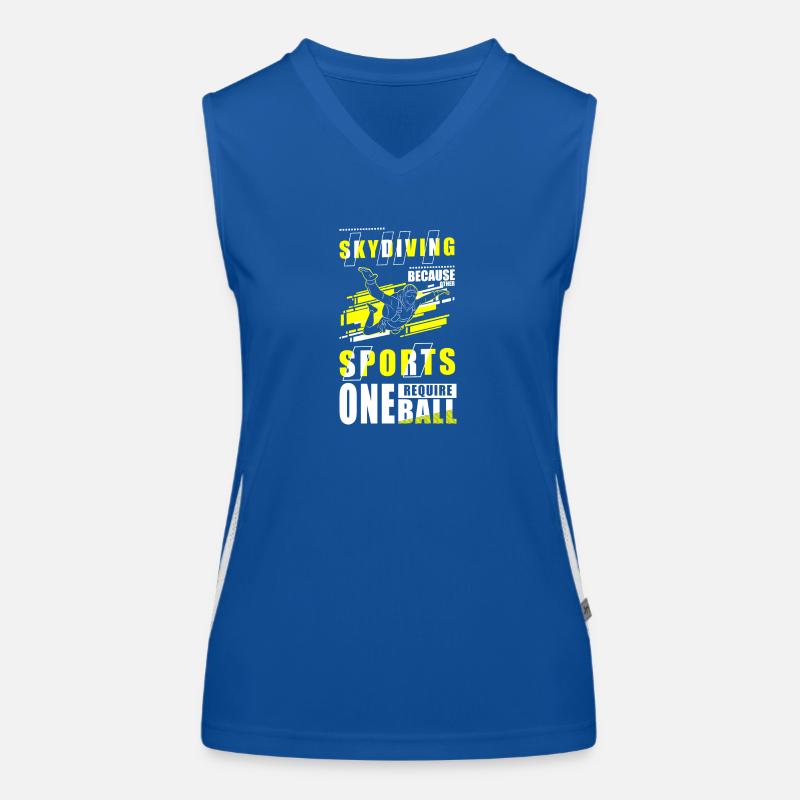 Fallschirm Adrenalin Gleitschirm Funktionelles Kontrast-Tank Top für Frauen