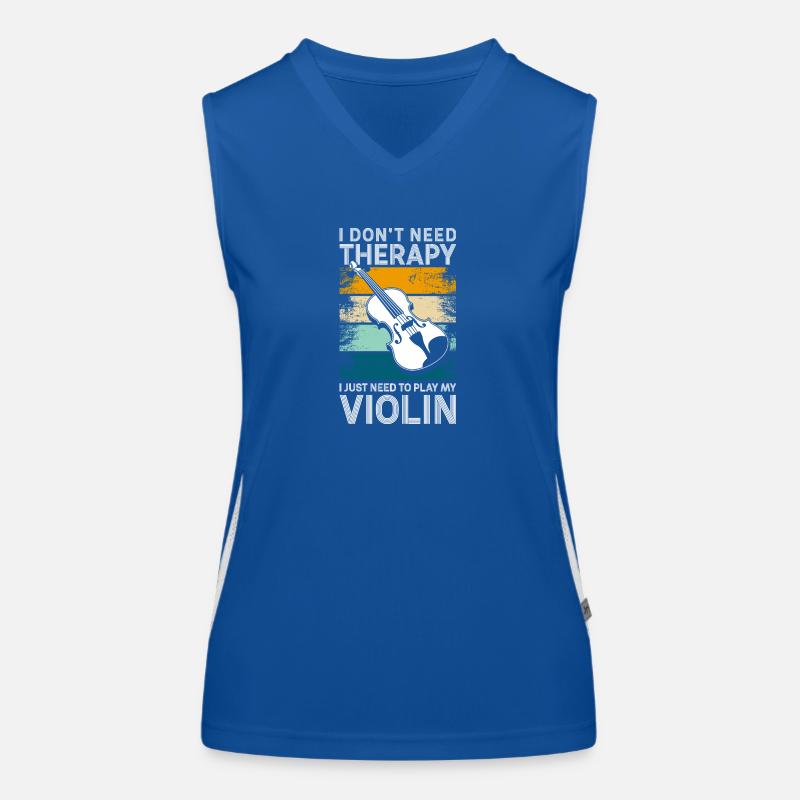 Violin Orchestra Concert Women's Functional Contrast Tank Top