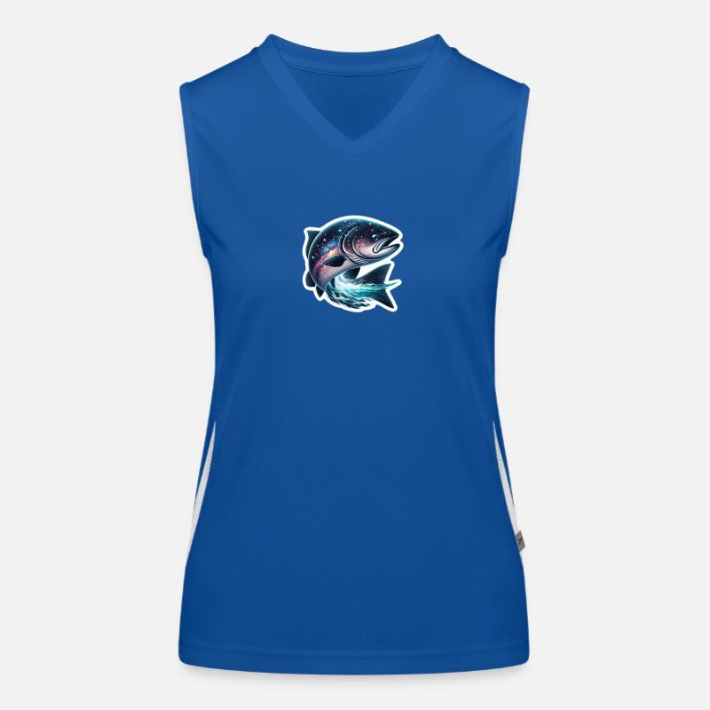 Celestial fish Women's Functional Contrast Tank Top