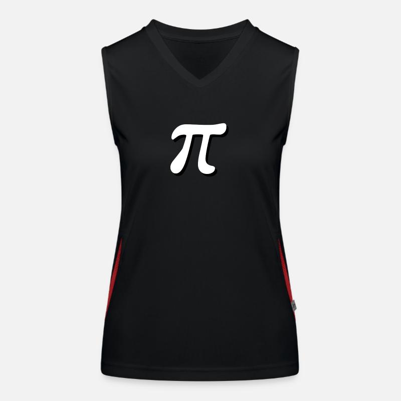 archimedes π Funktionelles Kontrast-Tank Top für Frauen