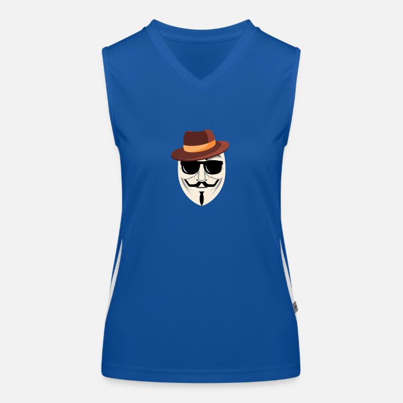 Die Maske Funktionelles Kontrast-Tank Top für Frauen