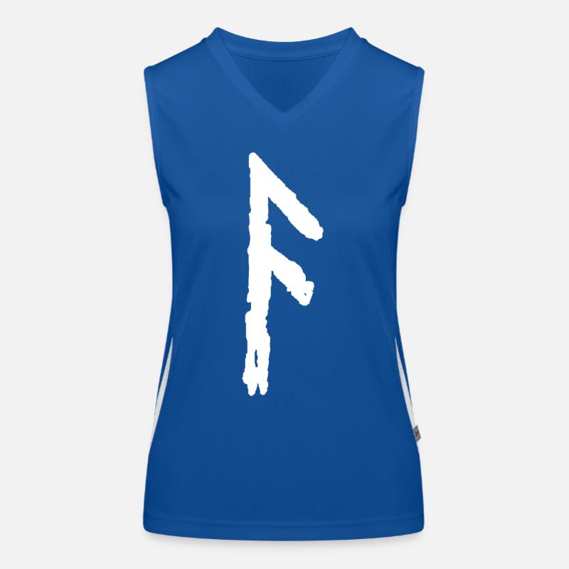 Elder Futhark Rune Ansuz - lettre A Débardeur respirant contrasté Femme