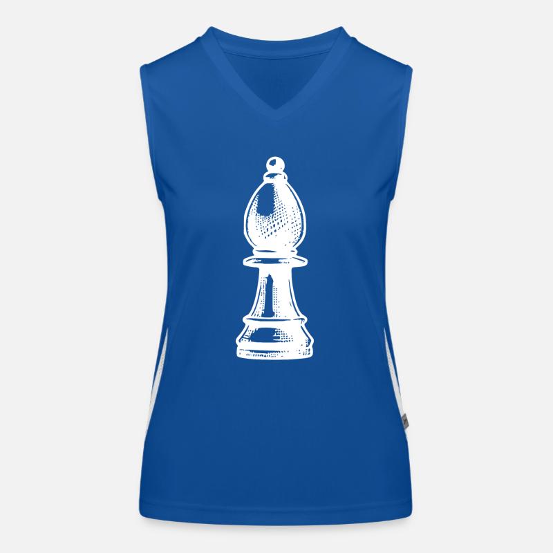 Jeu d’échecs Chess Figure Bishop Débardeur respirant contrasté Femme